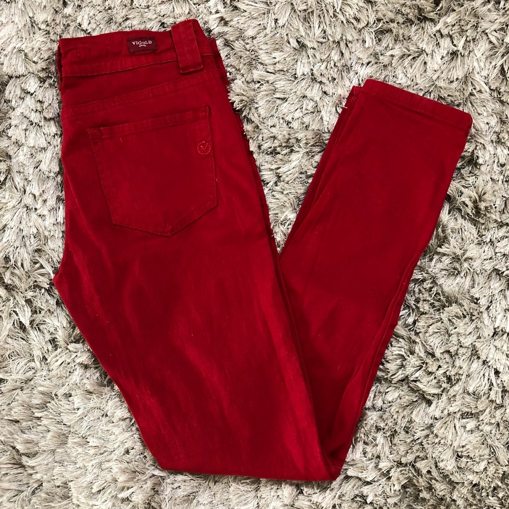 Red Skinny Jeans